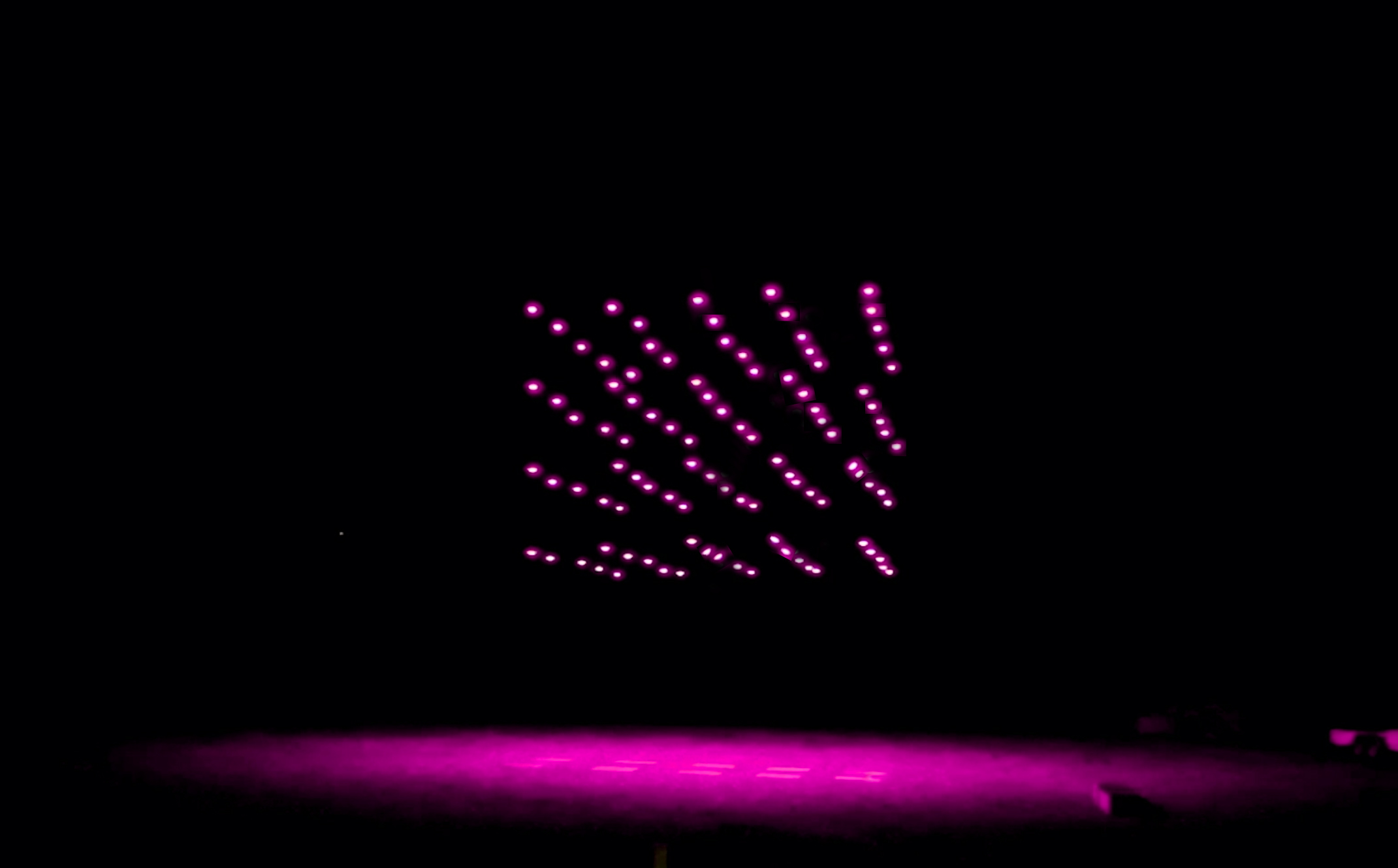 drones led pink